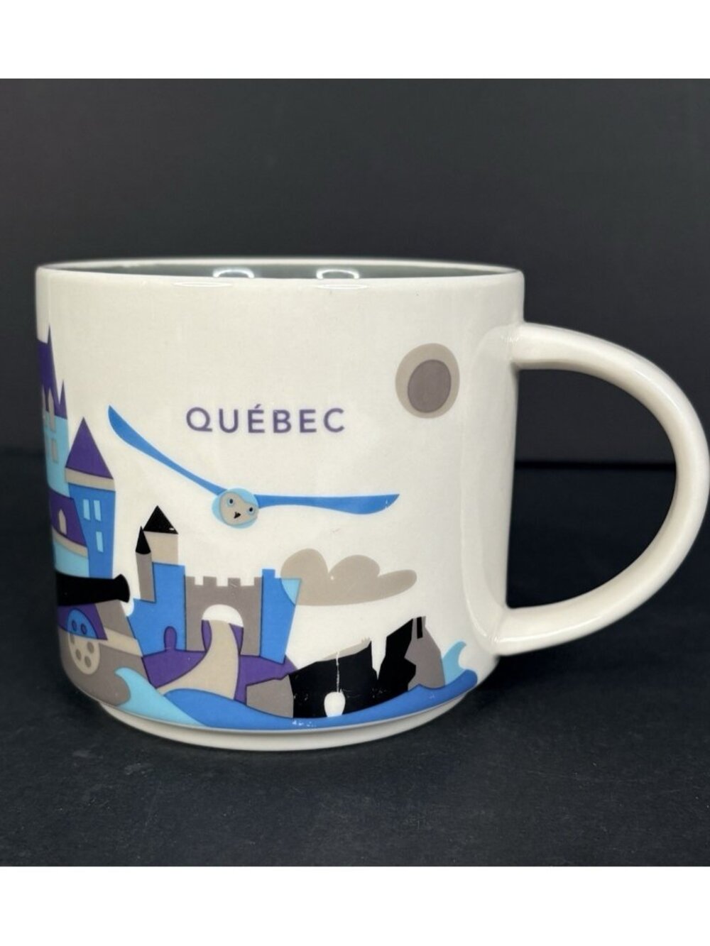 Starbucks Quebec You Are Here Collection YAH Coffee Mug 14 fl. Oz 2015